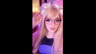 Lanabee pulled her panties aside, teasingly fingering her cunt