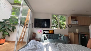 Marianna Arroyo takes a hard cock inside her wet pussy and gets a creampie