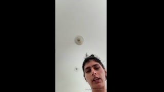 Mia Khalifa wakes up early in the morning, around 6 AM